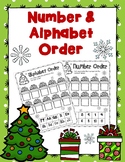 Christmas Alphabet & Number Order