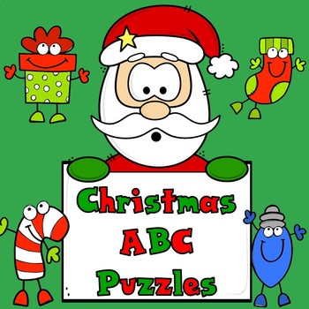 Preview of Christmas Alphabet Puzzles