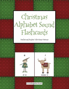 Preview of Christmas Alphabet Flashcards