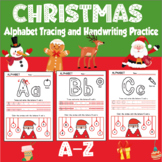 Christmas Alphabet Tracing Practice|Christmas Activities|A