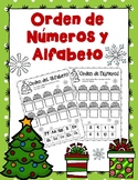 Christmas-  Alphabet & Number Order in Spanish and English