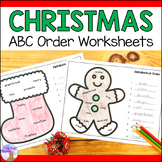 Christmas Alphabetical Order Literacy Center