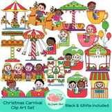 Christmas Amusement Park Clip Art, Carnival Clip Art, Ride