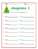 Christmas Anagrams (1 hard, 1 easy)