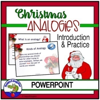 Preview of Christmas Analogies PowerPoint