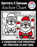 Santa Coloring - Christmas Anchor Chart Poster - Five Sens