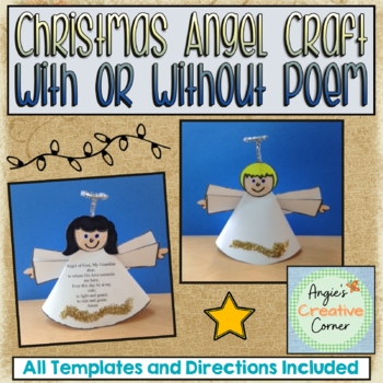 Preview of Christmas Angel Craft - 3D