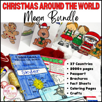 Preview of Christmas Around the World Holidays Bundle