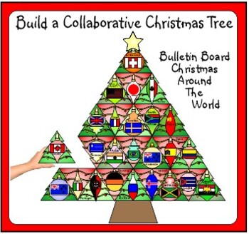 Preview of Christmas Around The World Activity Collaborative Bulletin Board Christmas Craft