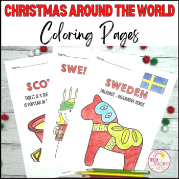 Preview of Christmas Coloring Pages I Holidays Around the World
