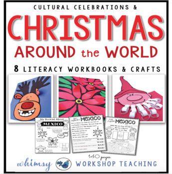 Preview of Christmas Around The World: Easy Art & Craft Activities + Writing for Kids