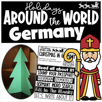 Preview of Holidays Around The World | Christmas In Germany | Comprehension, Crafts & More!