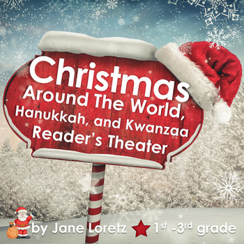 Preview of Christmas Around The World, Hanukkah, Kwanzaa Reader's Theatre and Activities
