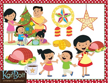 Preview of Christmas Around The World Philippines Clip Art