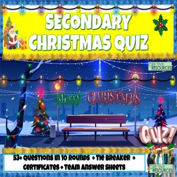 Preview of Christmas Around The World Quiz