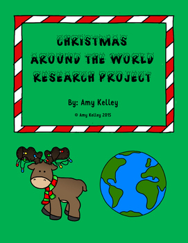 Preview of Christmas Around The World Research Project