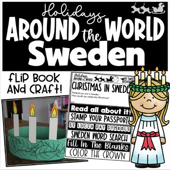 Preview of Holidays Around The World | Christmas In Sweden | Crown Craft, Flip Books & More