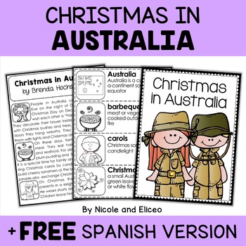 Preview of Christmas Around the World Australia + FREE Spanish