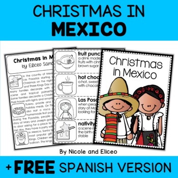 Preview of Christmas Around the World Mexico + FREE Spanish