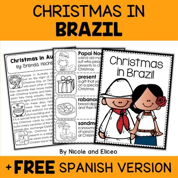 Preview of Christmas Around the World Brazil + FREE Spanish