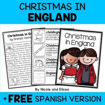 Preview of Christmas Around the World England + FREE Spanish