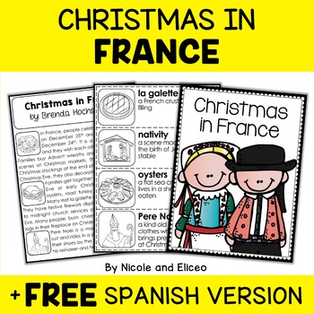 Preview of Christmas Around the World France + FREE Spanish