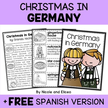 Preview of Christmas Around the World Germany + FREE Spanish