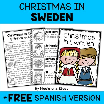 Preview of Christmas Around the World Sweden + FREE Spanish