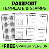 Christmas Around the World Passport Templates + FREE Spanish