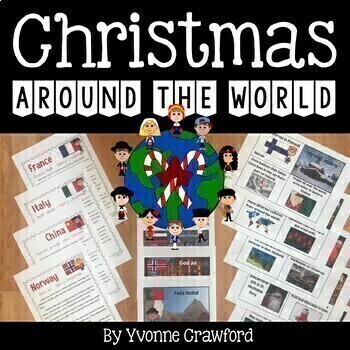 Preview of Christmas Around the World - 43 Countries | PDF + Google Slides | 50% off