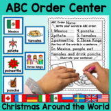 Christmas Around the World ABC Order Center/Station with d