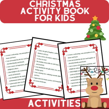 Preview of Christmas Around the World Activities Holiday | Christmas Positive Affirmations