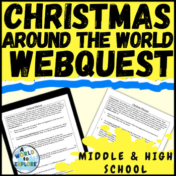 Preview of Christmas Around the World Activity a Research WebQuest using Informational Text
