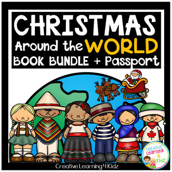 Preview of Christmas Around the World Book Bundle