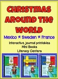 Christmas Around the World Mexico Sweden France minibook f