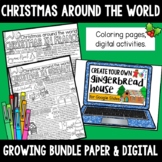 Christmas Around the World Color and Activity Bundle inclu