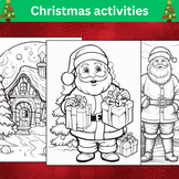 Christmas Around the World Coloring Pages