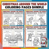 Christmas Around the World Coloring Pages Bundle | Christm