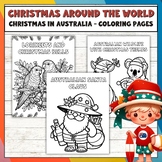 Christmas Around the World Coloring Pages Xmas in Australi