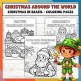 Christmas Around the World Coloring Pages: Xmas in Brazil 