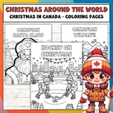 Christmas Around the World Coloring Pages: Xmas in Canada 