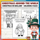 Christmas Around the World Coloring Pages: Xmas in England