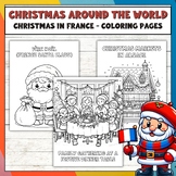 Christmas Around the World Coloring Pages: Xmas in France 