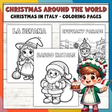 Christmas Around the World Coloring Pages: Xmas in Italy  