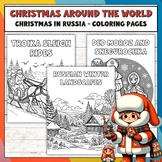 Christmas Around the World Coloring Pages: Xmas in Russia 