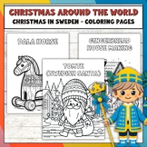 Christmas Around the World Coloring Pages: Xmas in Sweden 