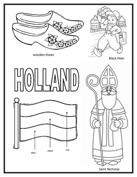 Christmas Around the World Coloring Sheets by Mrs Hooe TpT