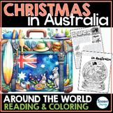 Christmas Around the World Coloring Sheets Australia Passp