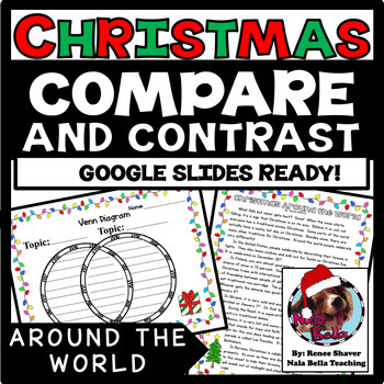 Preview of Christmas Around the World Compare and Contrast Google Ready!