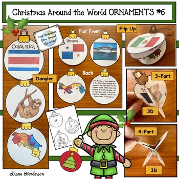 Preview of Christmas Around the World Crafts Christmas Ornaments #6 Central America